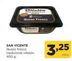 Alimerka SAN VICENTE Queso fresco tradicional villalón oferta