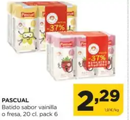 Alimerka PASCUAL Batido sabor vainilla oferta