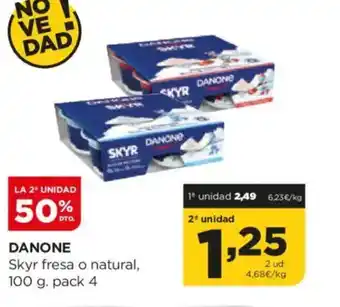 Alimerka DANONE Skyr fresa o natural oferta