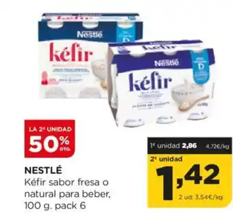 Alimerka NESTLÉ Kéfir sabor fresa o natural para beber oferta