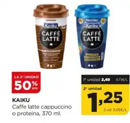 Alimerka KAIKU Caffe latte cappuccino oferta