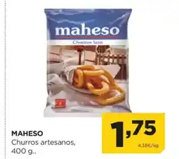 Alimerka MAHESO Churros artesanos oferta