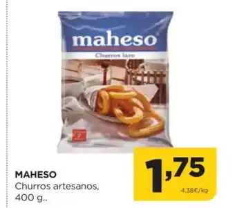 Alimerka MAHESO Churros artesanos oferta