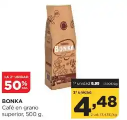 Alimerka BONKA Café en grano superior oferta