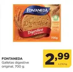 Alimerka FONTANEDA Galletas digestive original oferta