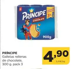 Alimerka PRÍNCIPE Galletas rellenas de chocolate oferta