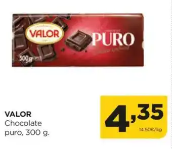 Alimerka VALOR Chocolate puro oferta