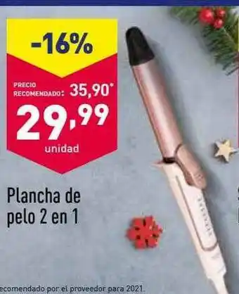 ALDI Plancha De Pelo 2 En 1 oferta
