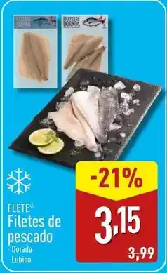 ALDI Filetes de pescado oferta
