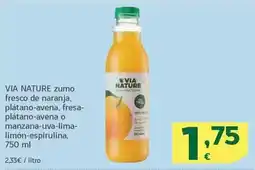 HiperDino Via nature - zumo fresco de naranja oferta
