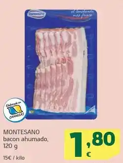 HiperDino Montesano - bacon ahumado oferta