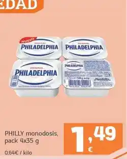HiperDino Philadelphia - monodosis oferta