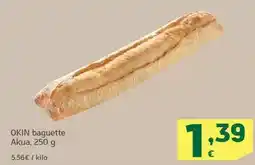 HiperDino Okin baguette akua oferta