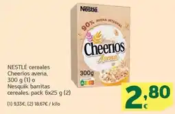HiperDino Nestlé - cereales cheerios avena oferta