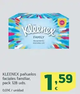 HiperDino Kleenex - pañuelos faciales familiar oferta