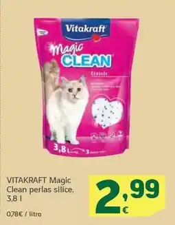 HiperDino Vitakraft - magic clean perlas silice oferta