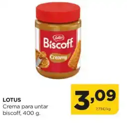 Alimerka LOTUS Crema para untar biscoff oferta