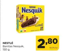 Alimerka NESTLÉ Barritas Nesquik oferta