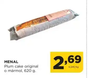 Alimerka MENAL Plum cake original o mármol oferta