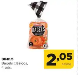 Alimerka BIMBO Bagels clásicos oferta