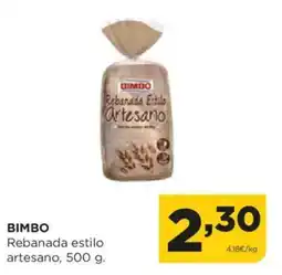 Alimerka BIMBO Rebanada Estilo artesano oferta