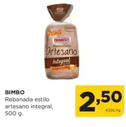 Alimerka BIMBO Rebanada estilo artesano integral oferta
