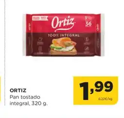 Alimerka ORTIZ Pan tostado integral oferta
