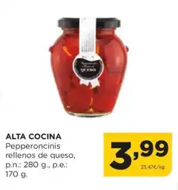 Alimerka ALTA COCINA Pepperoncinis rellenos de queso oferta