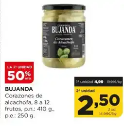 Alimerka BUJANDA Corazones de alcachofa oferta