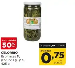 Alimerka CELORRIO Espinacas 12 oferta