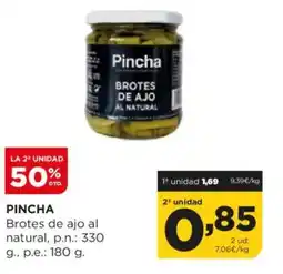 Alimerka PINCHA Brotes de ajo al natural oferta
