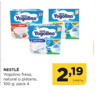 Alimerka NESTLÉ Yogolino fresa, natural o plátano oferta