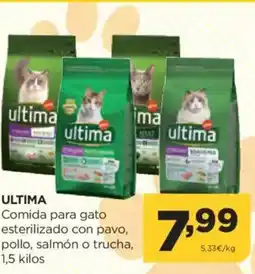 Alimerka ULTIMA Comida para gato esterilizado con pavo oferta