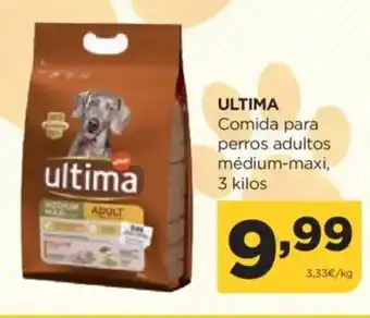 Alimerka ULTIMA Comida para perros adultos médium-maxi oferta