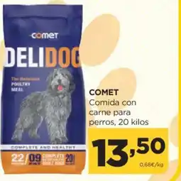 Alimerka COMET Comida con carne para perros oferta