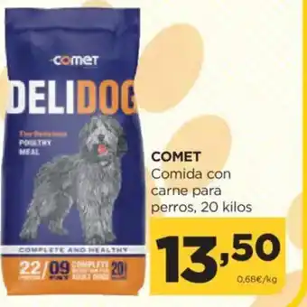 Alimerka COMET Comida con carne para perros oferta