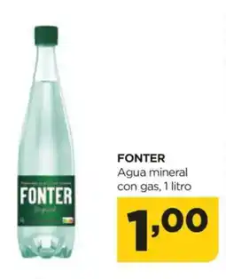 Alimerka FONTER Agua mineral con gas oferta