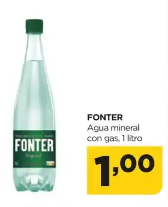 Alimerka FONTER Agua mineral con gas oferta