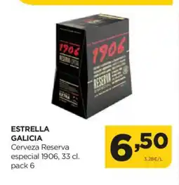 Alimerka ESTRELLA GALICIA Cerveza Reserva especial 1906 oferta