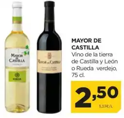Alimerka MAYOR DE CASTILLA Vino de la tierra de Castilla y León oferta