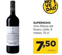 Alimerka SUPERNOVA Vino Ribera del Duero, roble, 9 meses oferta