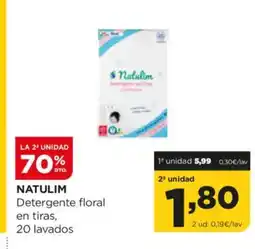 Alimerka NATULIM Detergente floral en tiras oferta