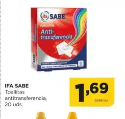Alimerka IFA SABE Toallitas antitransferencia oferta