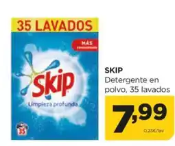 Alimerka SKIP Detergente en polvo, 35 lavados oferta