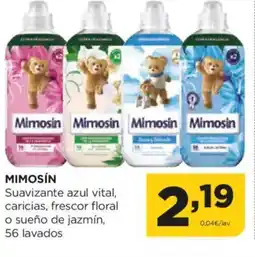 Alimerka MIMOSÍN Suavizante azul vital, caricias, frescor floral oferta