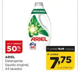 Alimerka ARIEL Detergente líquido original, 44 lavados oferta
