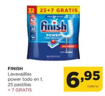 Alimerka FINISH Lavavajillas power todo en 1 oferta