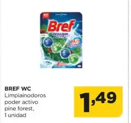 Alimerka BREF WC Limpiainodoros poder activo pine forest oferta