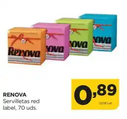 Alimerka RENOVA Servilletas red oferta