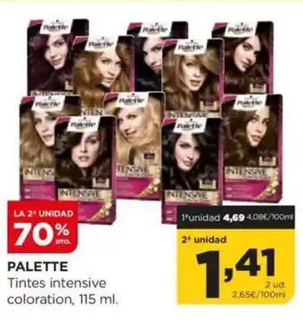 Alimerka PALETTE Tintes intensive coloration oferta